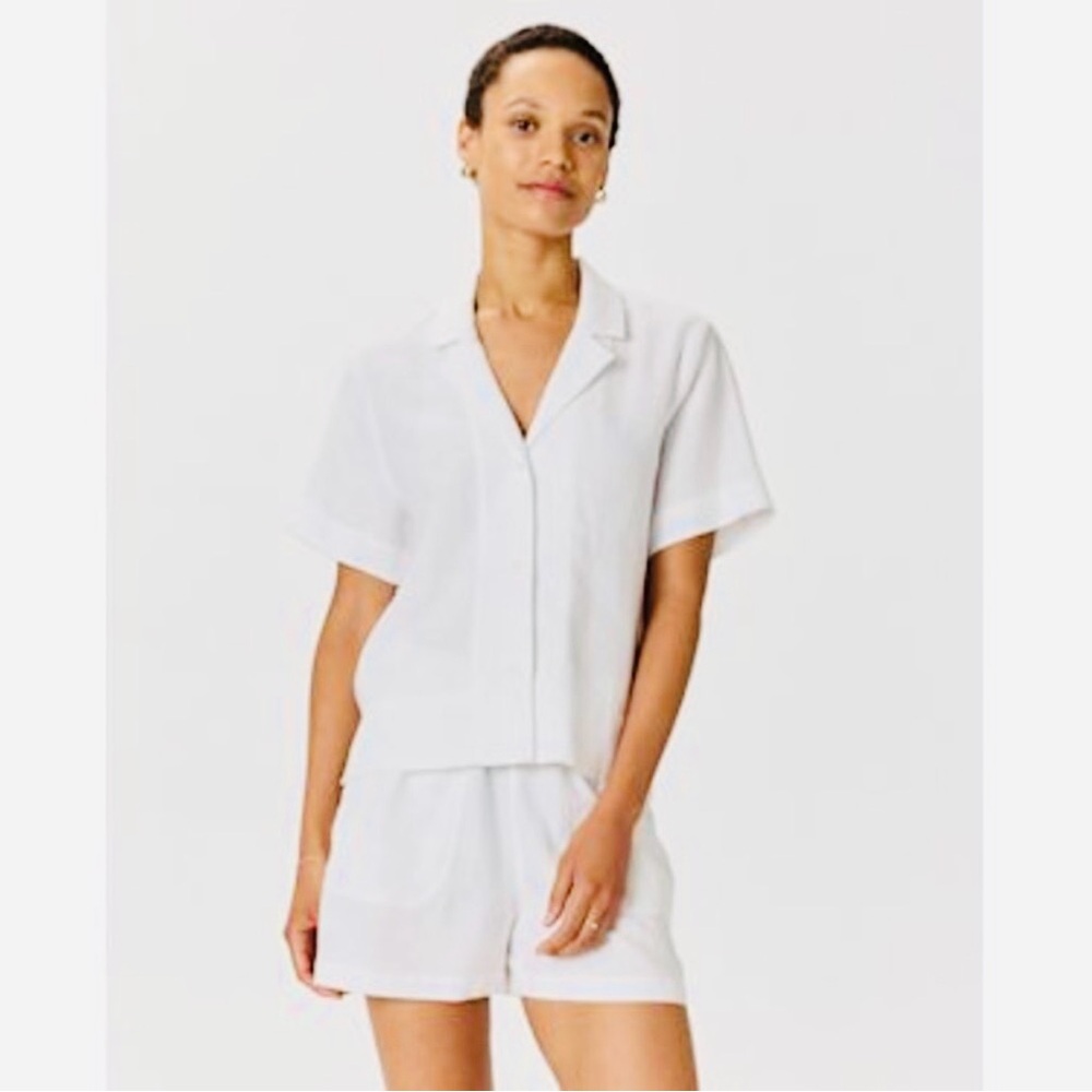 Quince 100% European Linen Short Sleeve Shirt